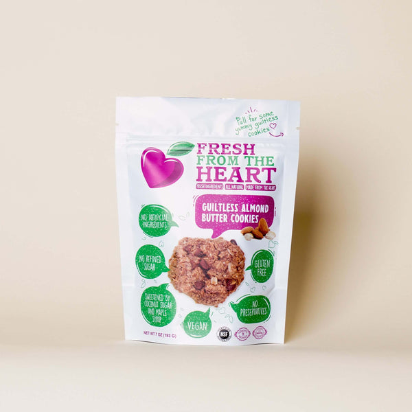 Almond Butter Cookie Pouch - 100% Plant-Based, Vegan, Gluten-Free