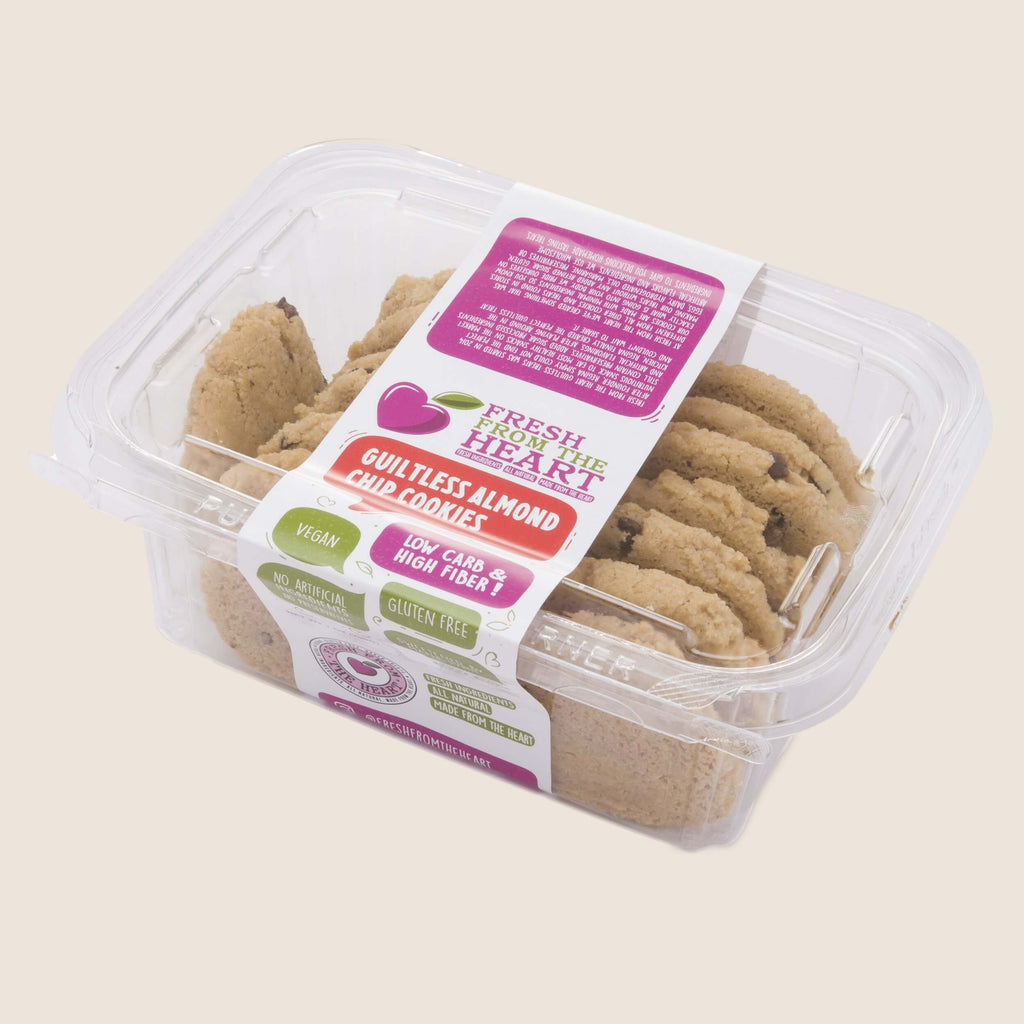Load image into Gallery viewer, Almond Chocolate Chip Cookie Box - 100% Plant-Based, Vegan, Gluten-Free