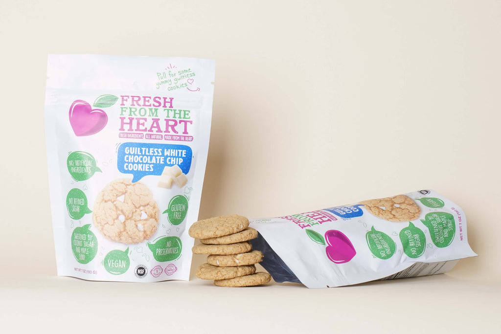 Load image into Gallery viewer, White Chocolate Chip Cookie Pouch - 100% Plant-Based, Vegan, Gluten-Free