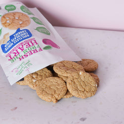 Load image into Gallery viewer, White Chocolate Chip Cookie Pouch - 100% Plant-Based, Vegan, Gluten-Free