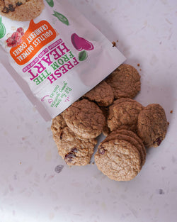 Load image into Gallery viewer, Oatmeal Cranberry Cookie Pouch - 100% Plant-Based, Vegan, Gluten-Free
