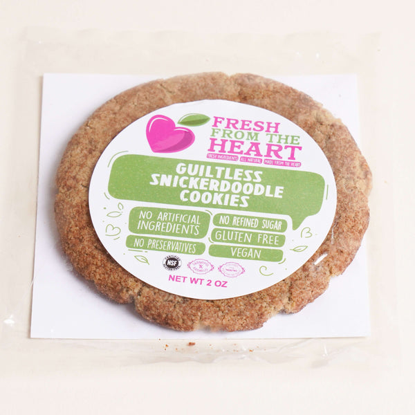 Single Snickerdoodle Cookie - 100% Plant-Based, Vegan, Gluten-Free
