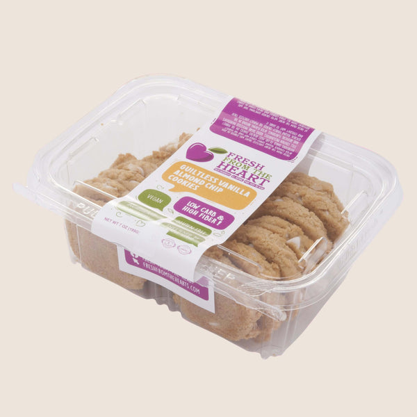 Vanilla Almond Chip Cookie Box - 100% Plant-Based, Vegan, Gluten-Free